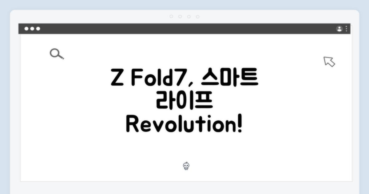 Z Fold7, 당신의 스마트 라이프를 바꾸다