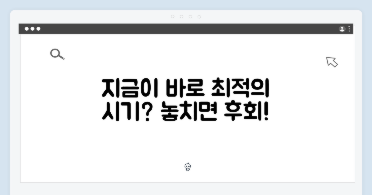 지금이 바로, 최적의 시기?