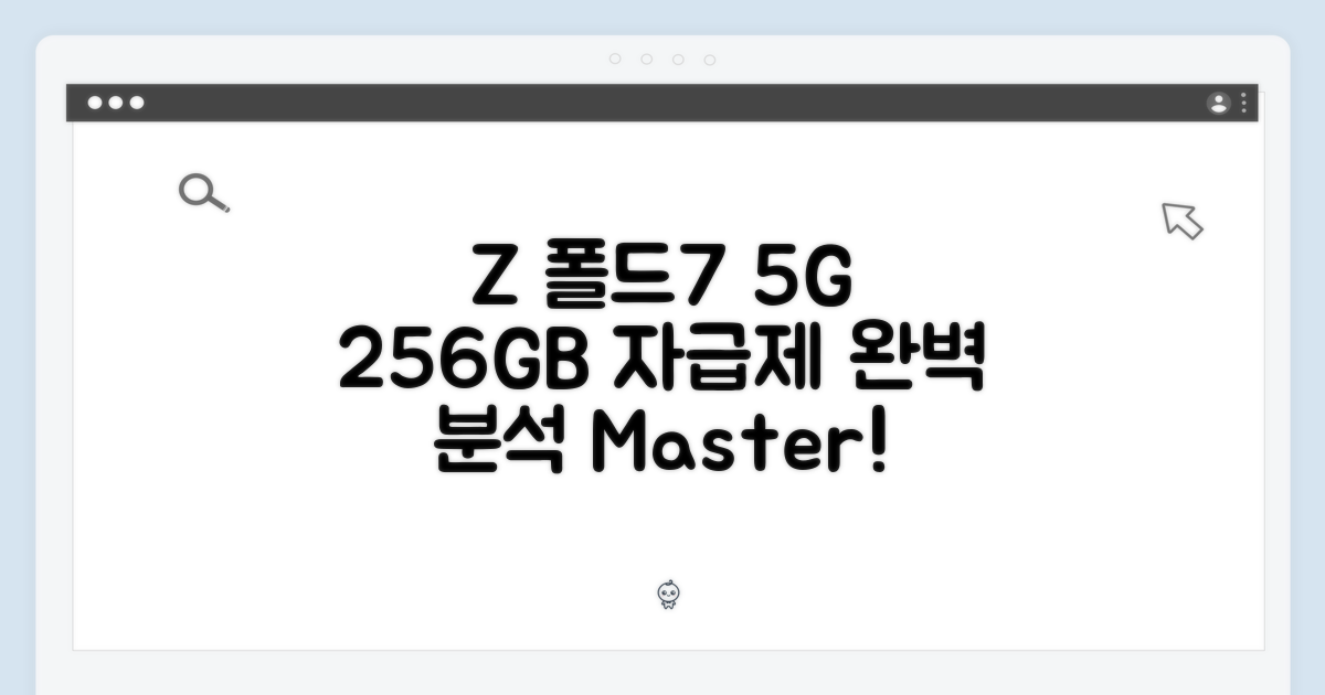 갤럭시 Z 폴드7 5G 256GB 자급제 완벽 마스터!