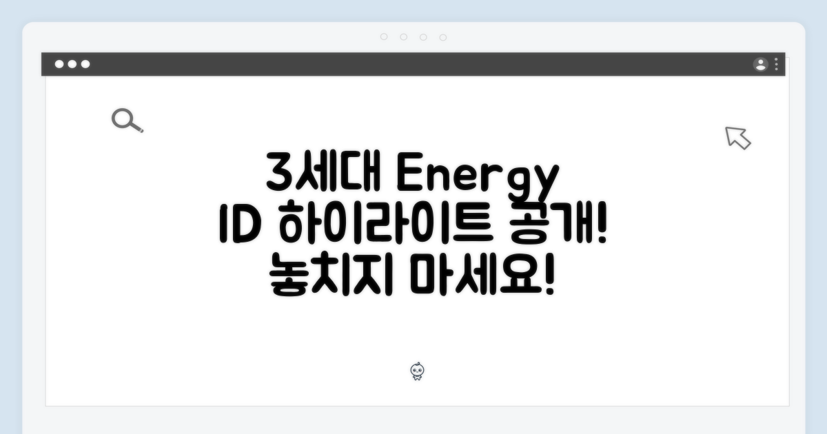 3세대 하이라이트, Energy ID 공개!