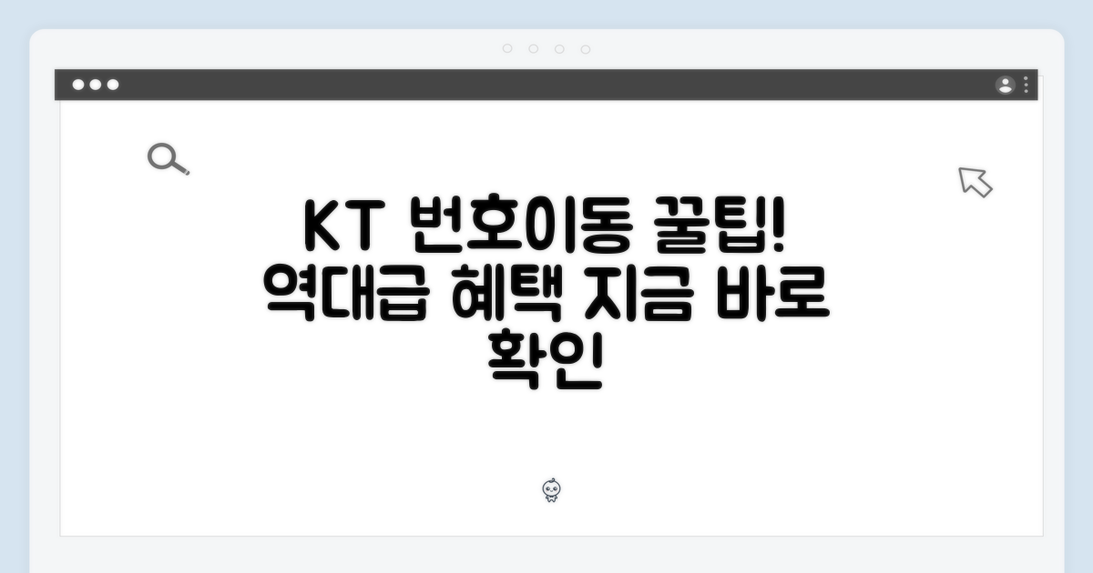 KT 번호이동 혜택 꼼꼼히 따져봐요