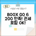 BOOX GO 6, 관세 포함 200% 만족!