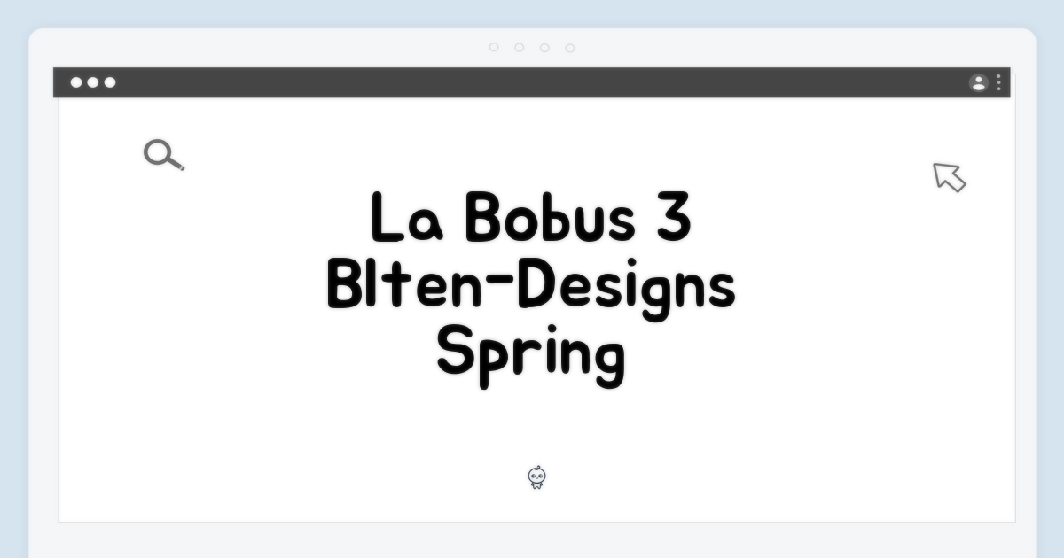 Frhlingserwachen mit La Bobus: Die 3 Blten-Designs