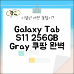 갤럭시탭 S11 WIFI 256GB 그레이 완벽 가이드