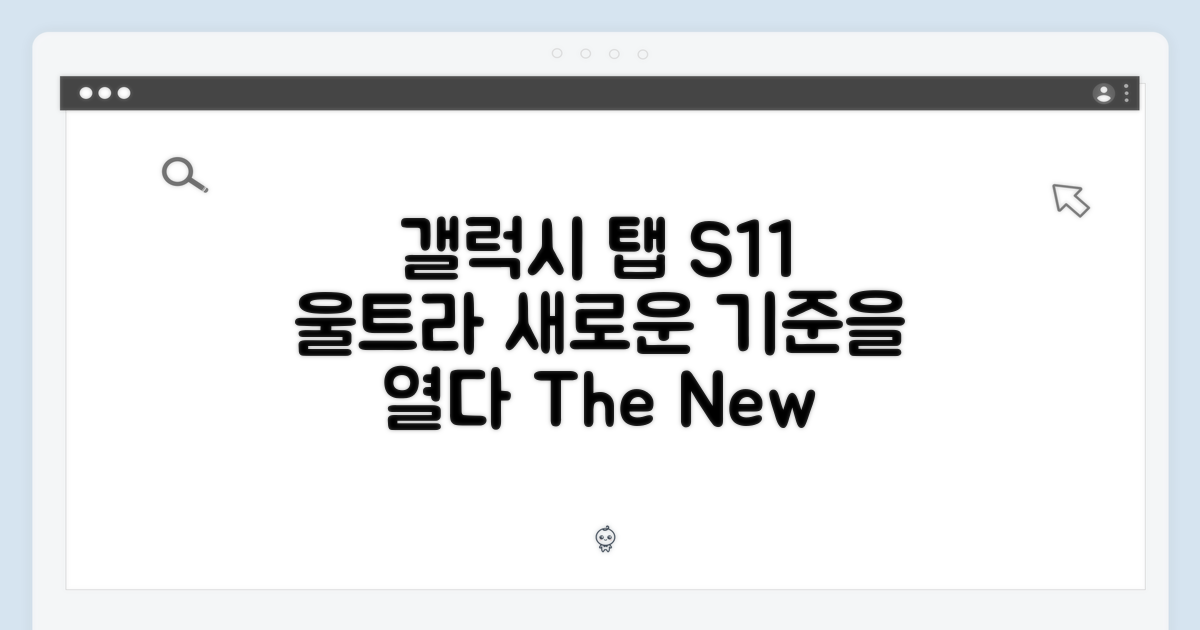 갤럭시탭 S11 울트라, 새 시대