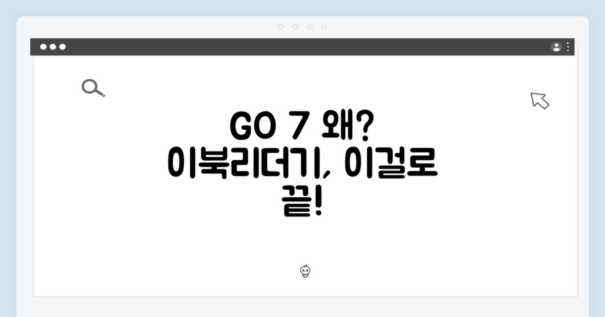 이북리더기, 왜 GO 7일까?