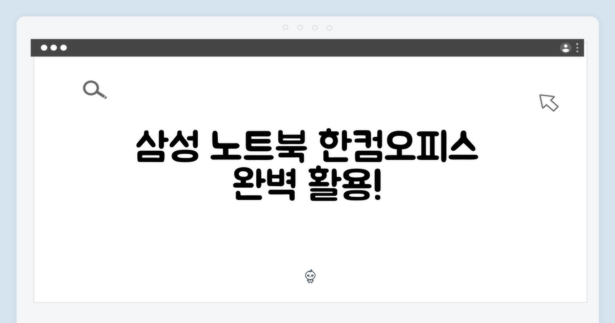 삼성 노트북, 한컴오피스 활용은?