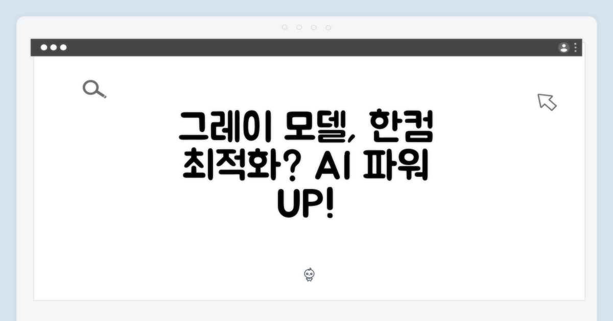 그레이 모델, 한컴오피스 최적화?