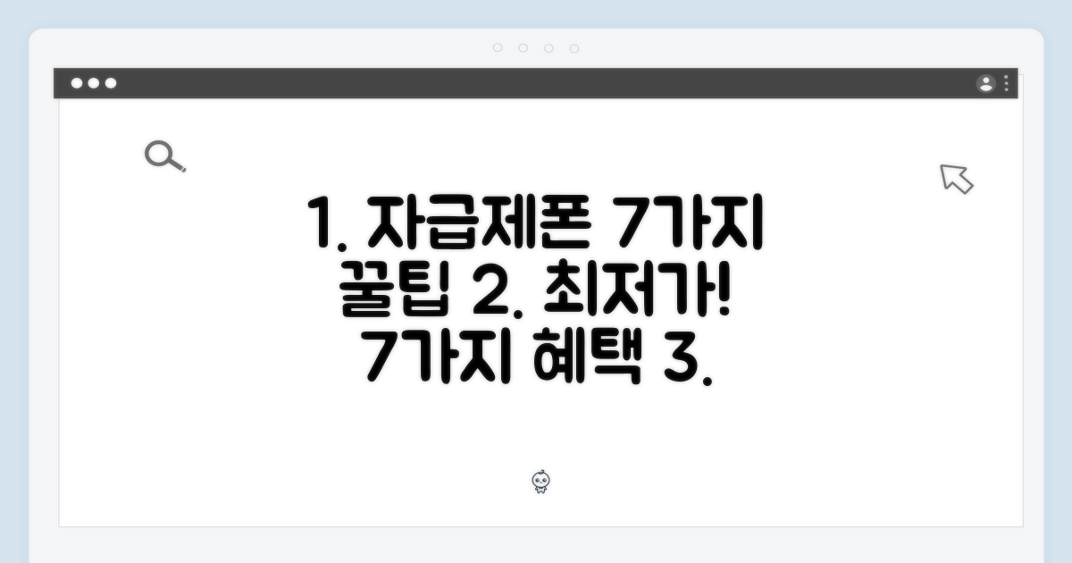 자급제, 7가지 구매 혜택