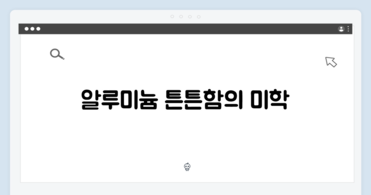 알루미늄, 튼튼함의 미학