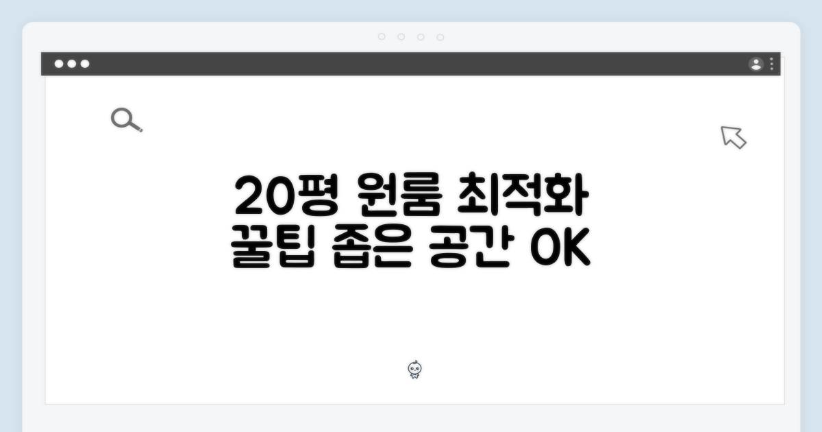 20평대 원룸 최적화