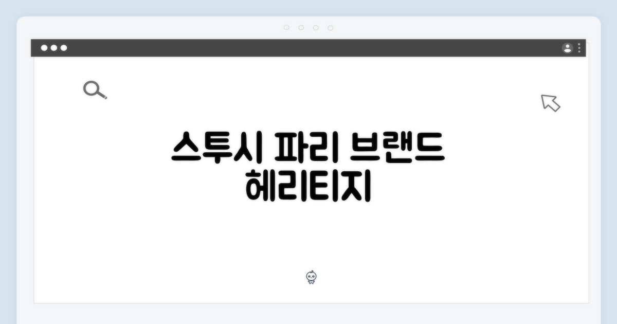 스투시 파리: 브랜드 헤리티지