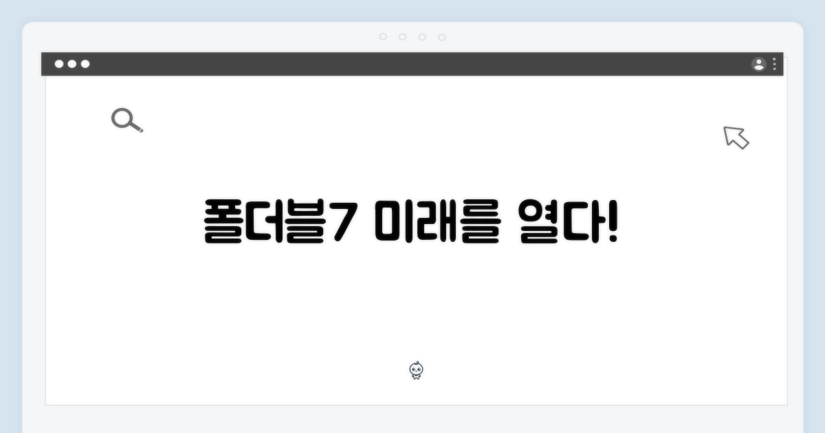 미래를 여는 폴더블7