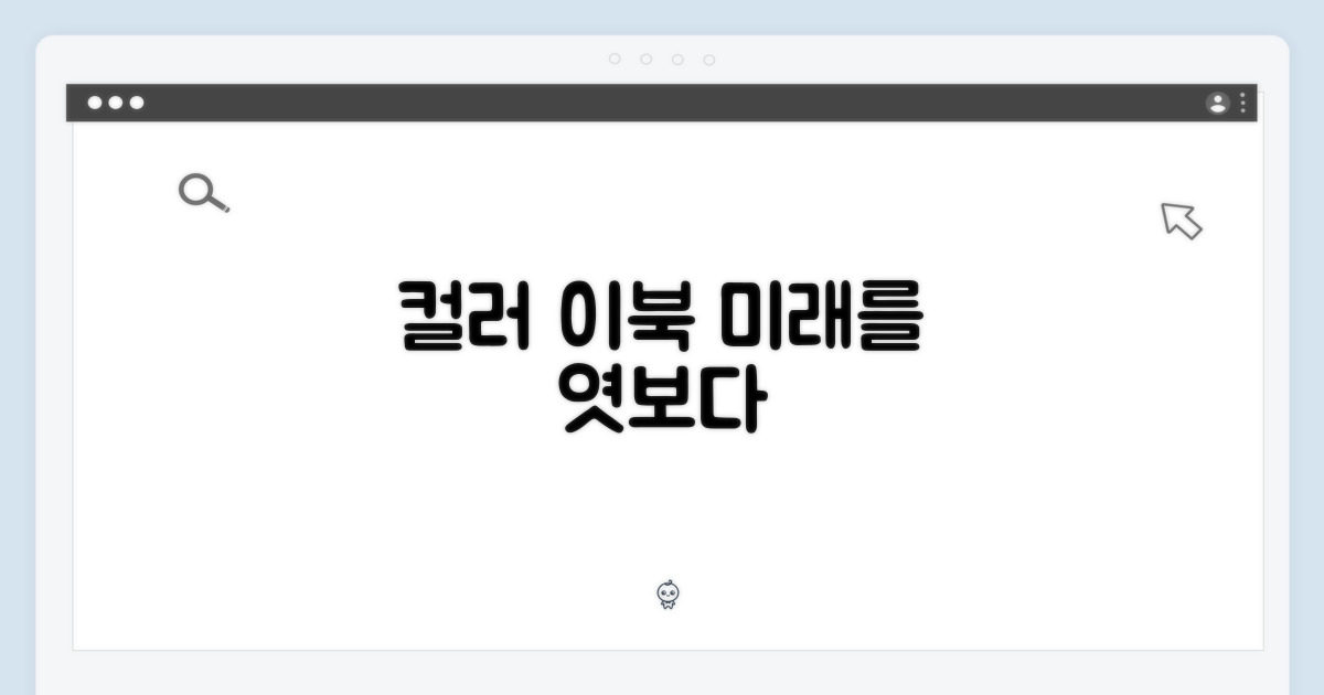 컬러 이북의 미래 예측