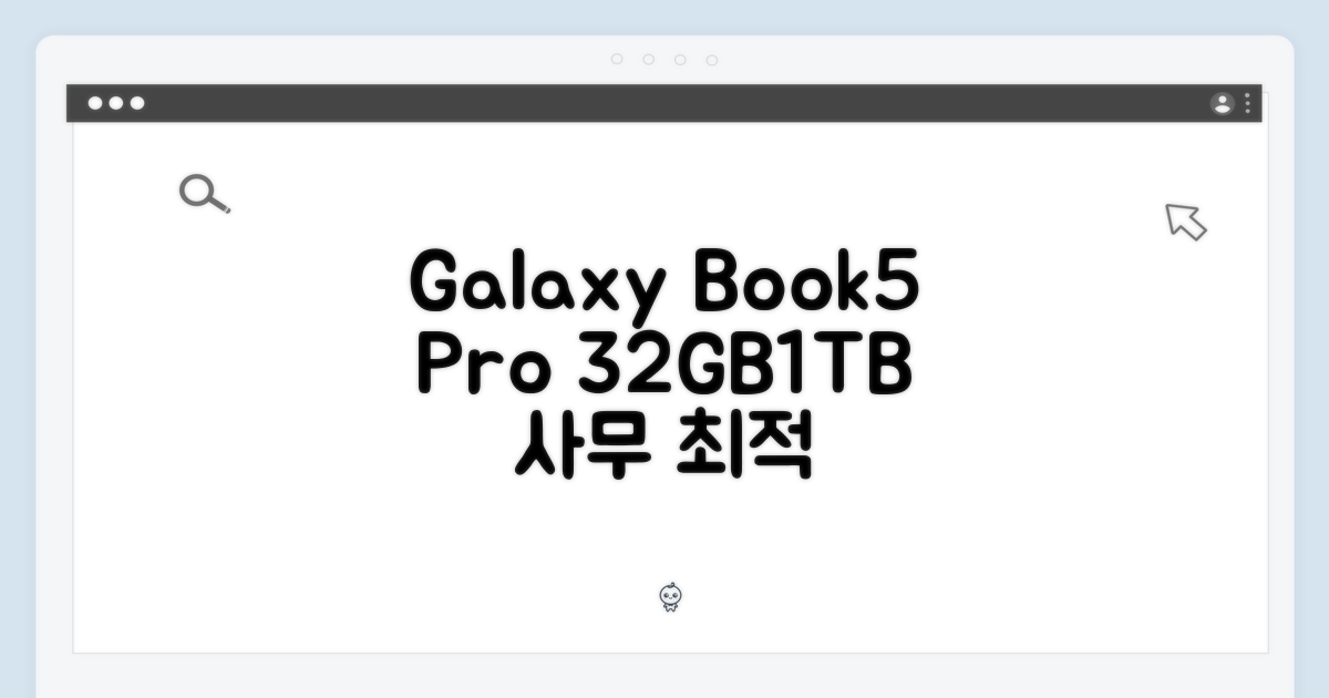 갤럭시북5 프로 32GB/1TB: 사무용 완벽 가이드