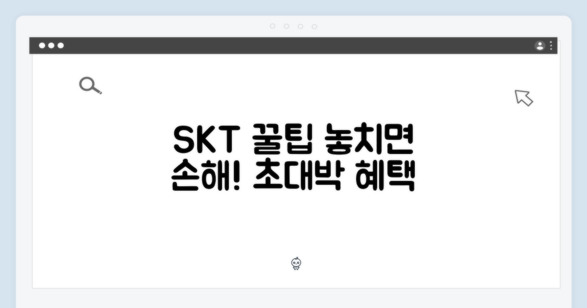SKT 특화 혜택 파헤치기