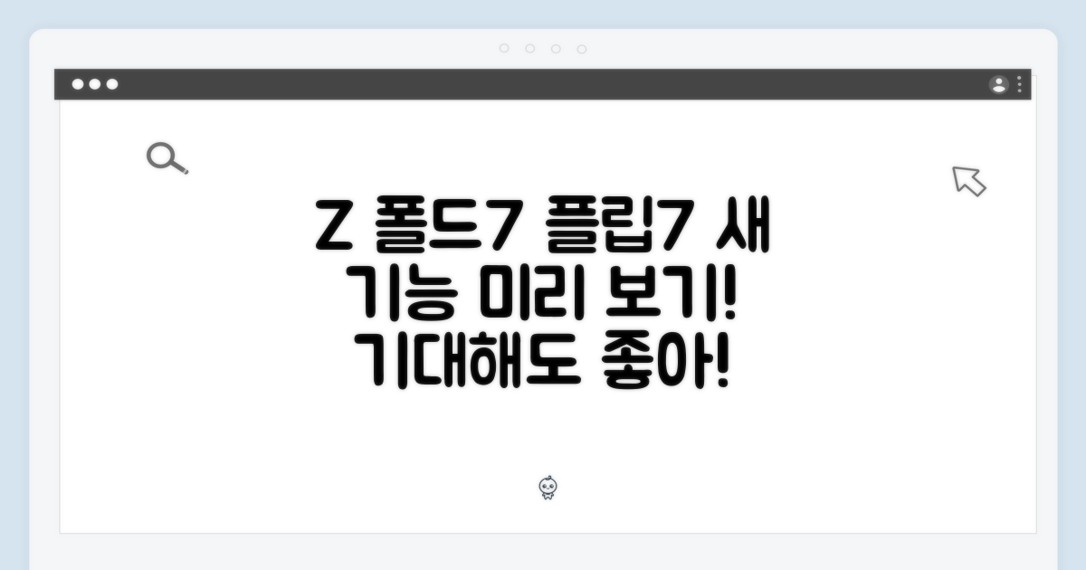 갤럭시 Z 폴드7/플립7, 어떤 변화가 있을까요?