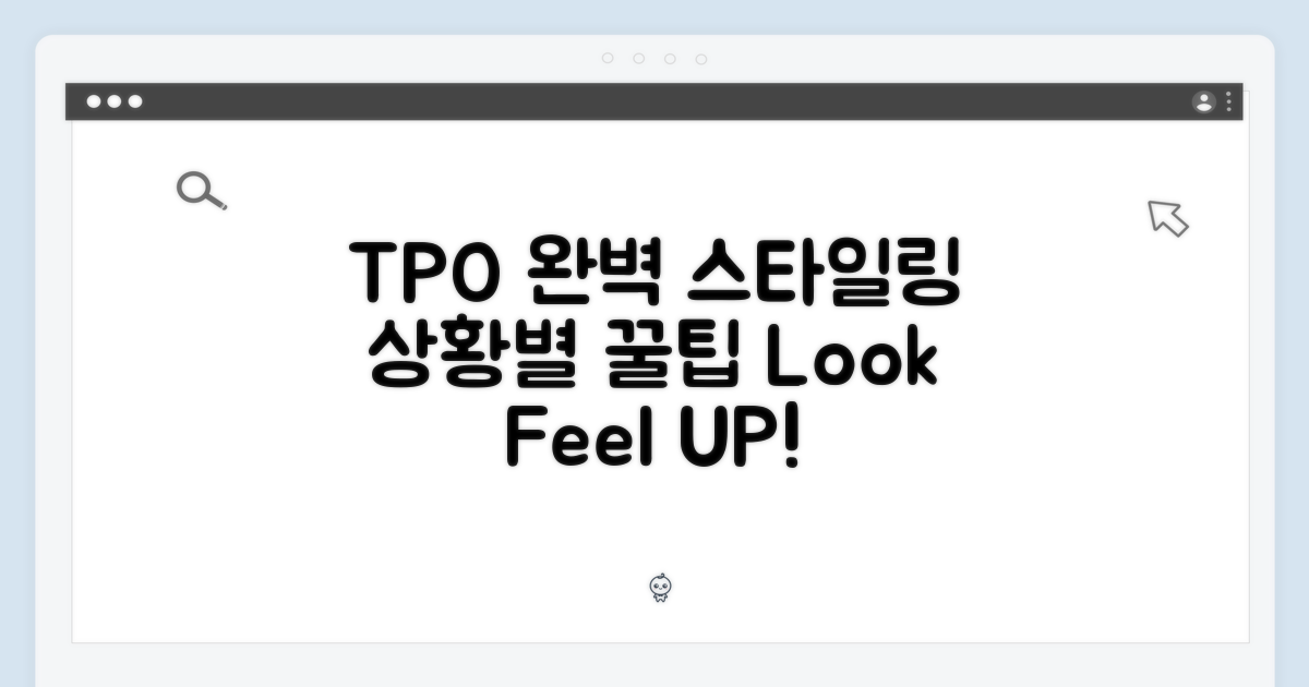 TPO에 맞는 스타일링