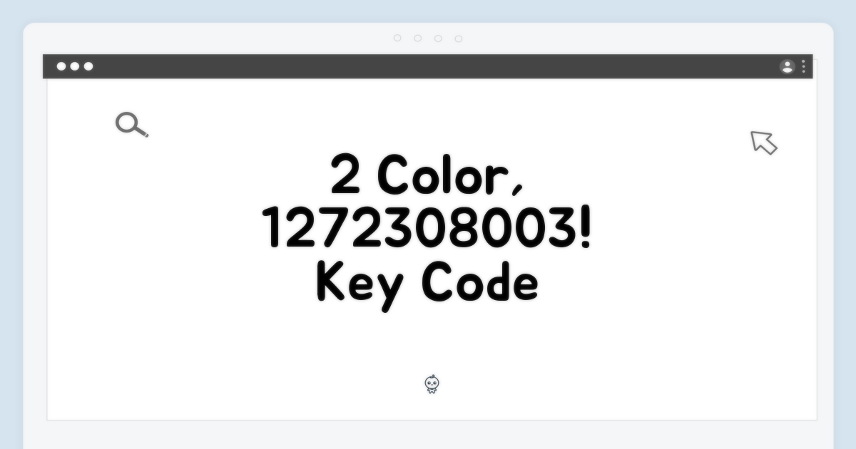 2가지 컬러, 1272308003 코드!