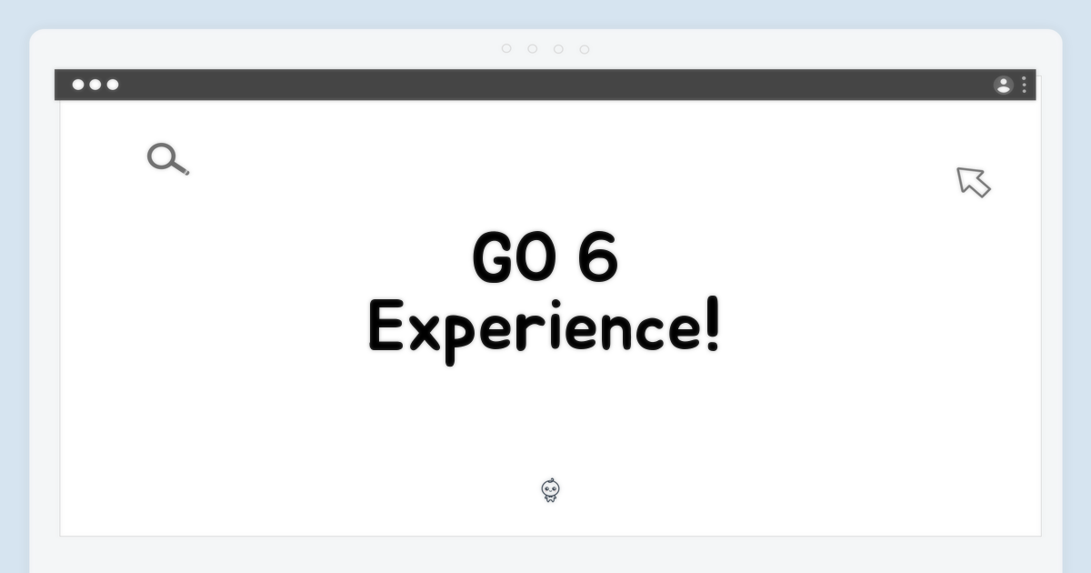 6인치 GO 6, 경험해보세요!