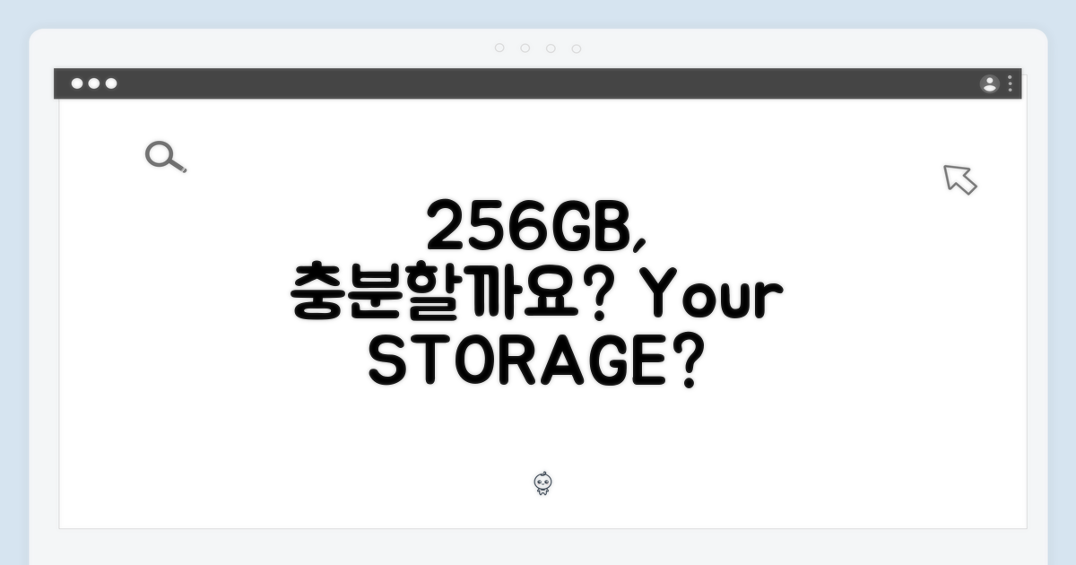 256GB, 당신에게 충분할까요?