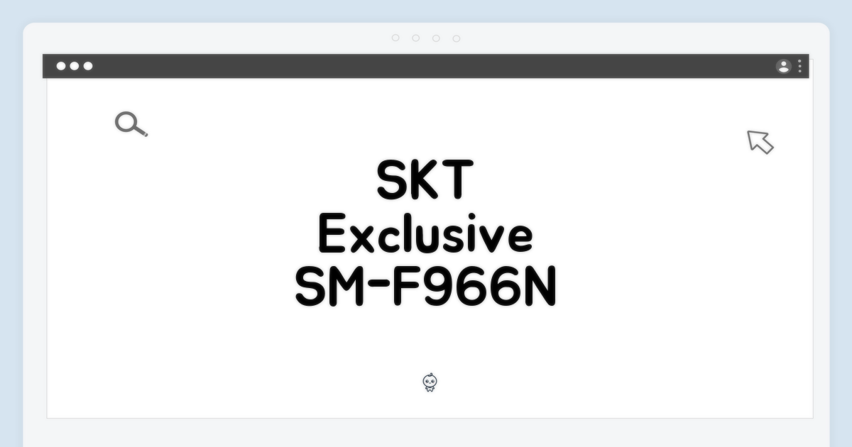 SKT 전용 SM-F966N, 특별한 혜택은?